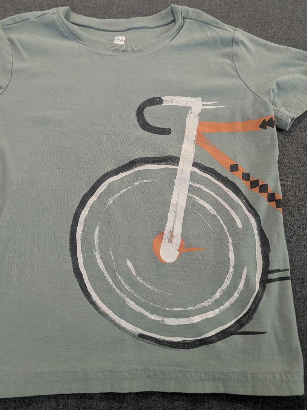 Tea Collection Sage Green Bicycle Shirt